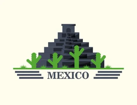 Mexico concept design Ilustración de archivo