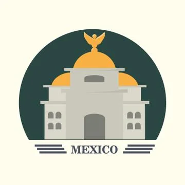 Mexico concept design Ilustración de archivo
