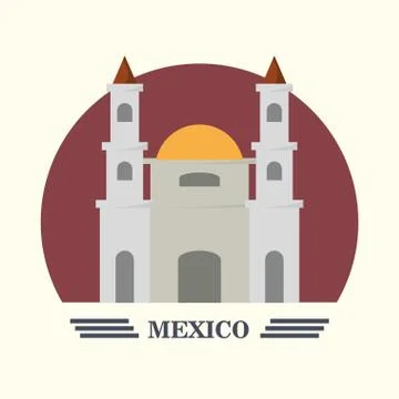 Mexico concept design Ilustración de archivo