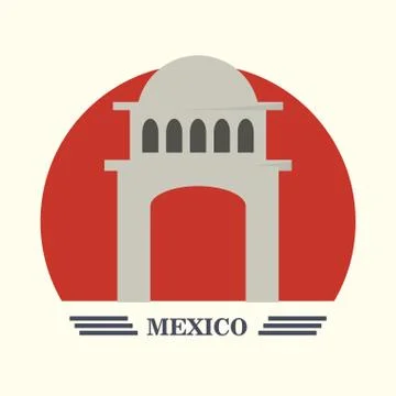 Mexico concept design Ilustración de archivo