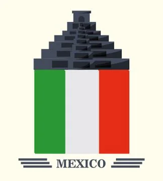Mexico concept design Ilustración de archivo