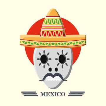 Mexico concept design Ilustración de archivo