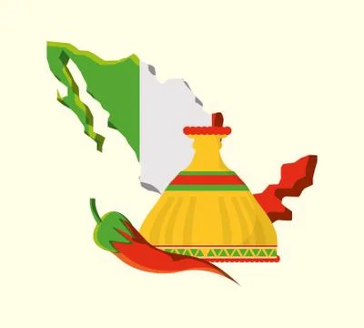 Mexico concept design Ilustración de archivo
