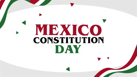 Mexico Constitution Day Stock Footage 295023518