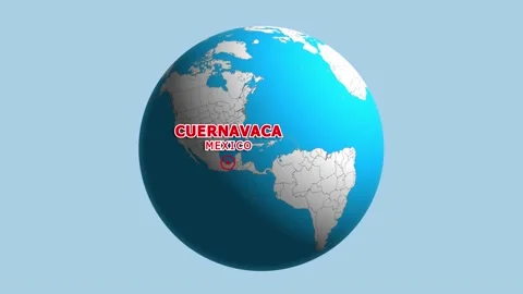 MEXICO CUERNAVACA ZOOM IN FROM SPACE Stock Footage 177520105