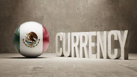 Mexico. Currency  Concept Stock Illustration