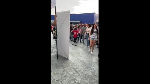 Mexico: Dancing robot entertains pedestrians in Monterrey, Mexico Video stock 335801318