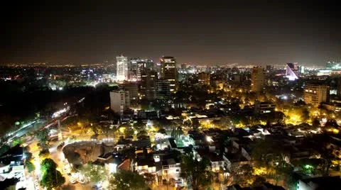 Mexico DF skyline Stock Footage 10977196