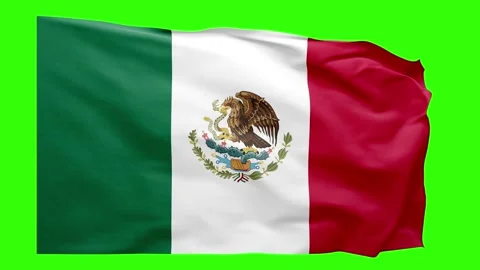 Mexico Flag Animation – Seamless Loop (4K UHD) Stock Footage 318713571