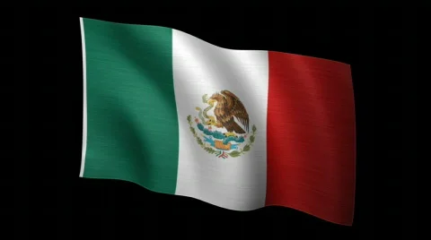 Mexico Flag A Vidéo 117333