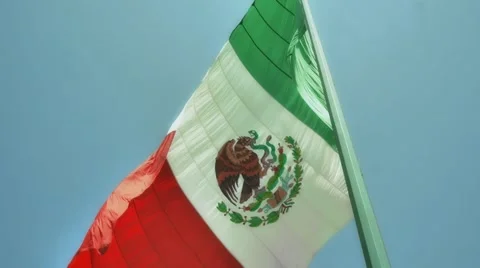 Mexico Flag Stock Footage 62651184