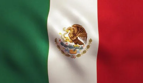 Mexico Flag Stock Illustration
