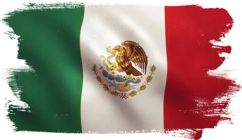 Mexico Flag Stock Illustration