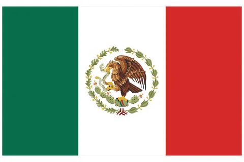Mexico Flag Illustrazione stock