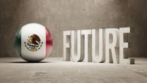 Mexico. Future  Concept. Stock Illustration