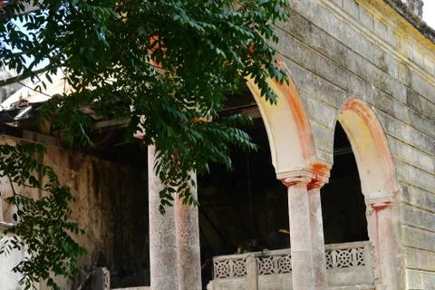 Mexico hacienda Ranch architecture Old Sisal factory Stock Photos
