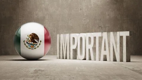 Mexico. Important  Concept. Stock Illustration