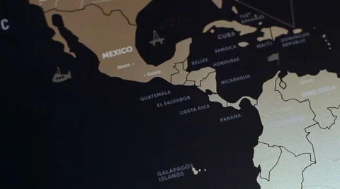Mexico Map Stock Footage 56452634