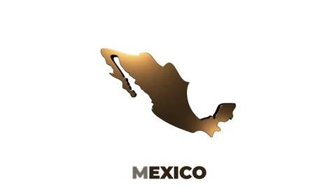 Mexico Map Showing Up Intro By Regions 4k animated Mexico map intro background Stockbeeldmateriaal 153808545