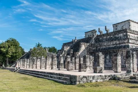 Mexico maya yucatan Chichen Itza old ruins 34 Stock Photos