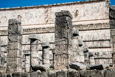 Mexico maya yucatan Chichen Itza old ruins 5 Foto stock