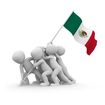 Mexico memorial Stock Illustration