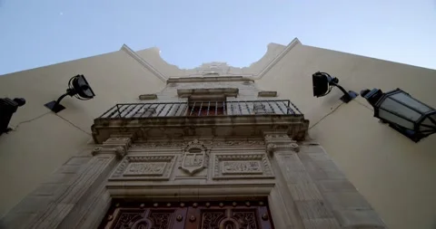 México Mérida,  Architecture of the Autonomous University Stock Footage 138410170