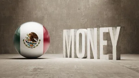 Mexico. Money Concept. Stock Illustration