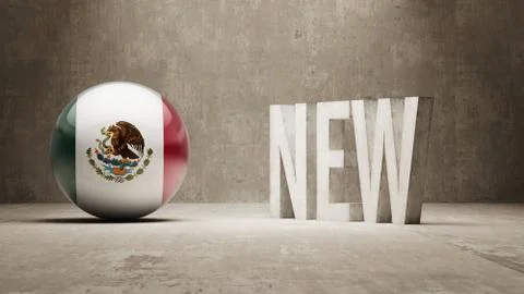 Mexico. New Concept. Stock Illustration