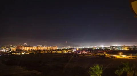 Mexico Night Timlapse Video stock 45485261