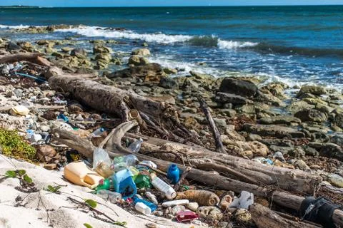 Mexico ocean Pollution Problem plastic litter 7 Stock Photos