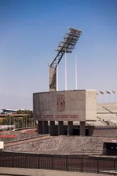 Mexico Olympic stadium Stock Photos