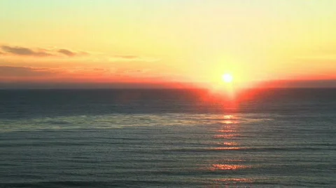 Mexico Pacific Sunset time lapse Stock Footage 298951