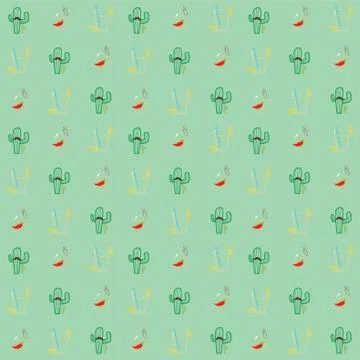 Mexico pattern design Stock Illustration