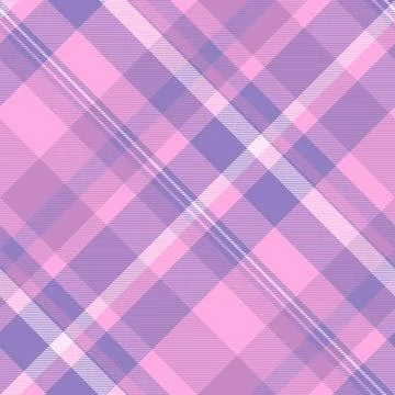 Mexico pattern vector texture, rough check textile seamless. Pyjamas fabric.. Stock Illustration