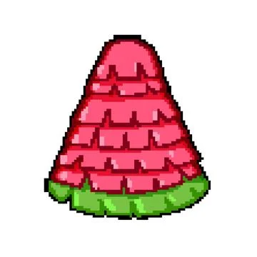 Mexico pinata pixel art vector illustration Stock Illustration