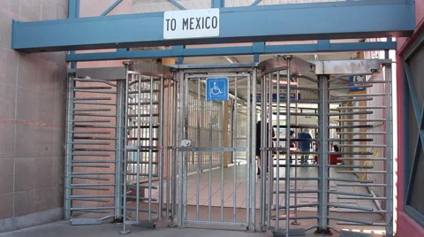 Mexico Port Of Entry Stock Footage 54766053