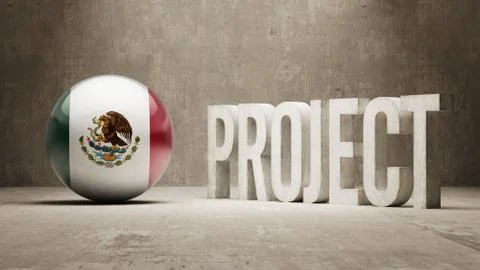 Mexico. Project Concept. Stock Illustration