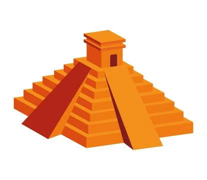 Mexico pyramid chichen itza Ilustración de archivo