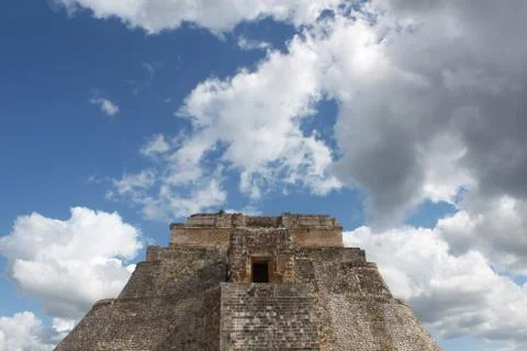 Mexico pyramid oaxaca Stock Photos