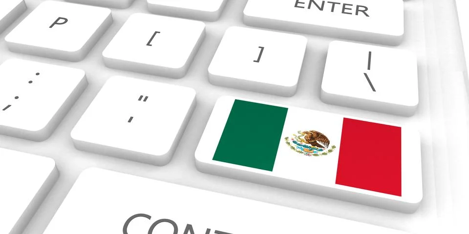 Mexico Racing to the Future Stock Illustration