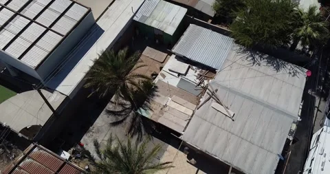 Mexico rooftops drone Stock Footage 247524972
