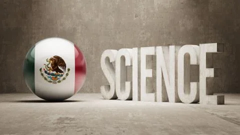 Mexico. Science Concept. Stock Illustration