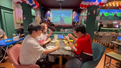 Mexico secure early World Cup knockout spot with win over South Korea, South Kor Stock Footage 337607027