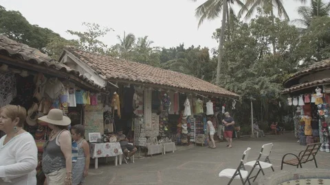 Mexico Shopping area Stock Footage 129059577