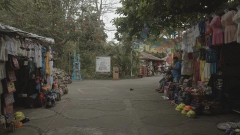Mexico Shopping District Stock Footage 129060420
