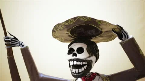 Mexico Skull Stock Footage 12295341