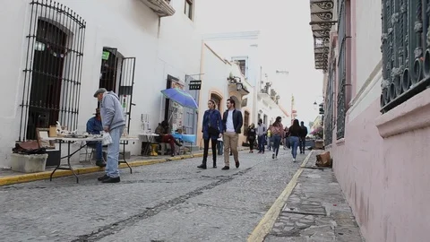 Mexico street scene Stock Footage 106298638