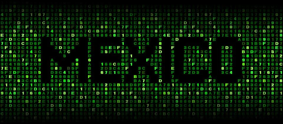 Mexico text on hex code illustration Stock Illustration