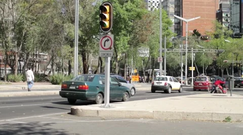 Mexico traffic 4 Stock Footage 45653587